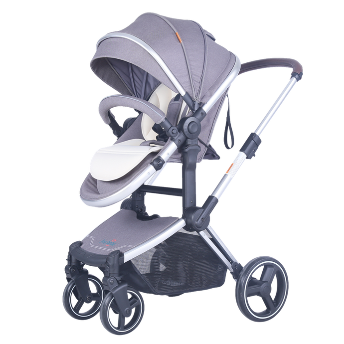 Joy Baby Glide 4 wheels Baby Pram Stroller with Free Accessories