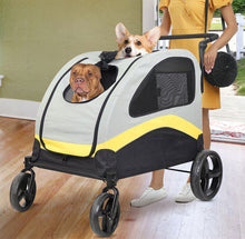 Load image into Gallery viewer, Dog Stroller w/ Divider, Foldable Pet Cart