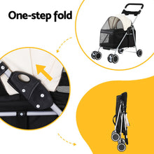 Load image into Gallery viewer, i.Pet Pet Stroller Pram Dog Cat Carrier Cage Large Travel Pushchair Foldable 4 Wheels