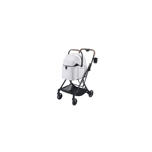 Ibiyaya Tinker Small Detach Pet Stroller Silver Grey