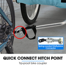 Load image into Gallery viewer, TAG-ALONG Pet &amp; Cargo Jogger Bike Trailer, Pull Behind Bicycle Trailer Carrier Stroller, Blue