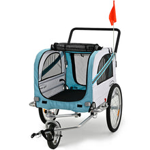Load image into Gallery viewer, TAG-ALONG Pet &amp; Cargo Jogger Bike Trailer, Pull Behind Bicycle Trailer Carrier Stroller, Blue